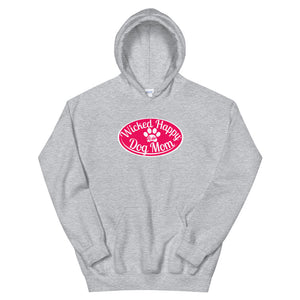 Wicked Happy Dog Mom - Hoodie - Red Logo