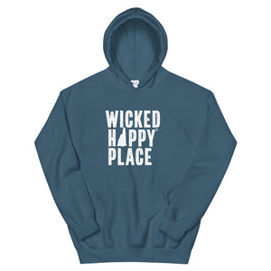 New Hampshire-Wicked Happy Place Unisex Hooded Sweatshirt