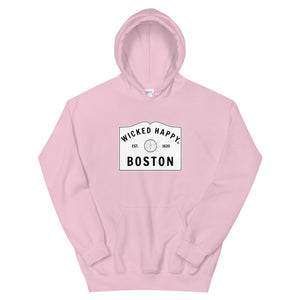 Wicked Happy Welcome to Boston - Unisex Hoodie
