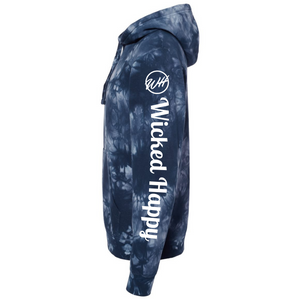 Tie-Dyed Navy Hoodie