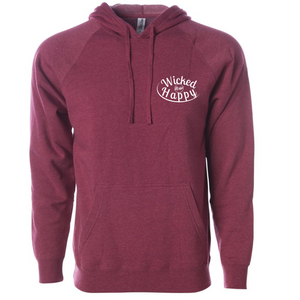 Wicked Happy - Skull Face Crimson