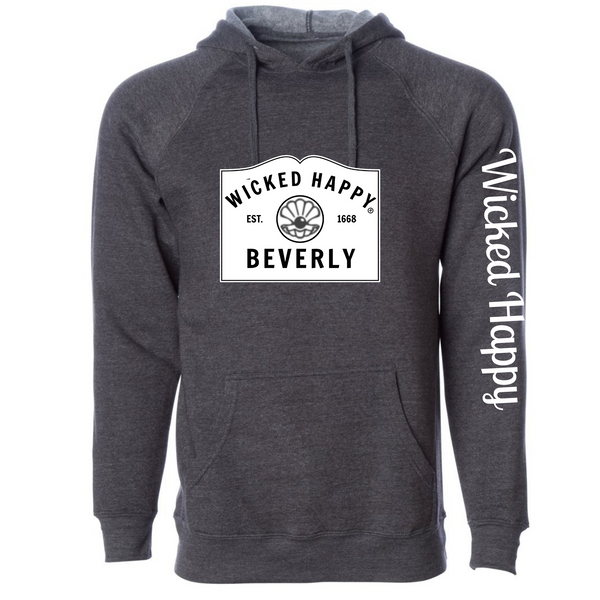 Wicked Happy - Beverly, MA - Dark Grey