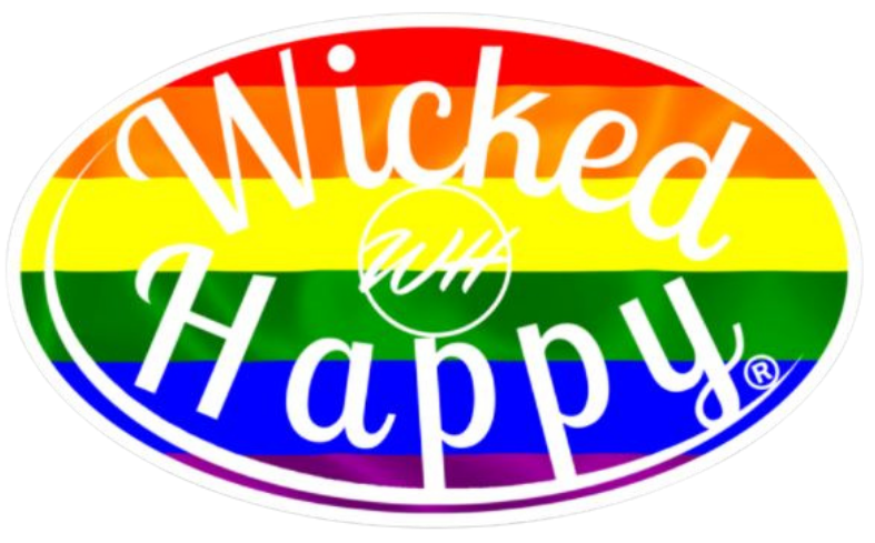 Wicked Happy Signature Stickers - Pride