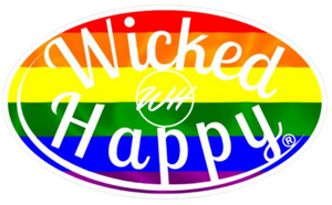 Wicked Happy Signature Stickers - Pride