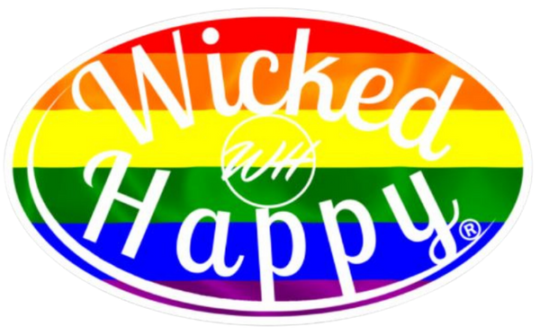 Wicked Happy Signature Stickers - Pride