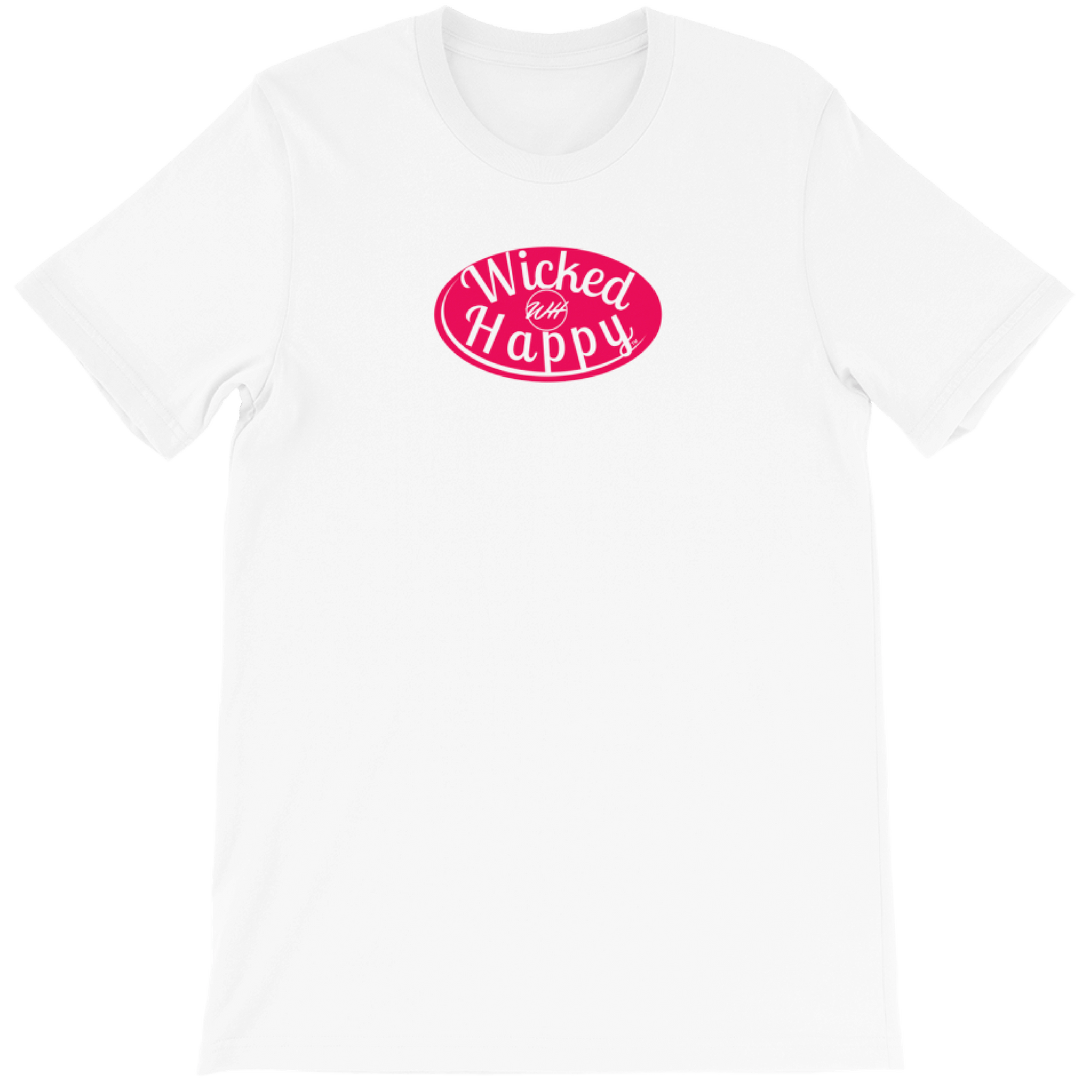 Signature Unisex White TriBlend-Red Logo