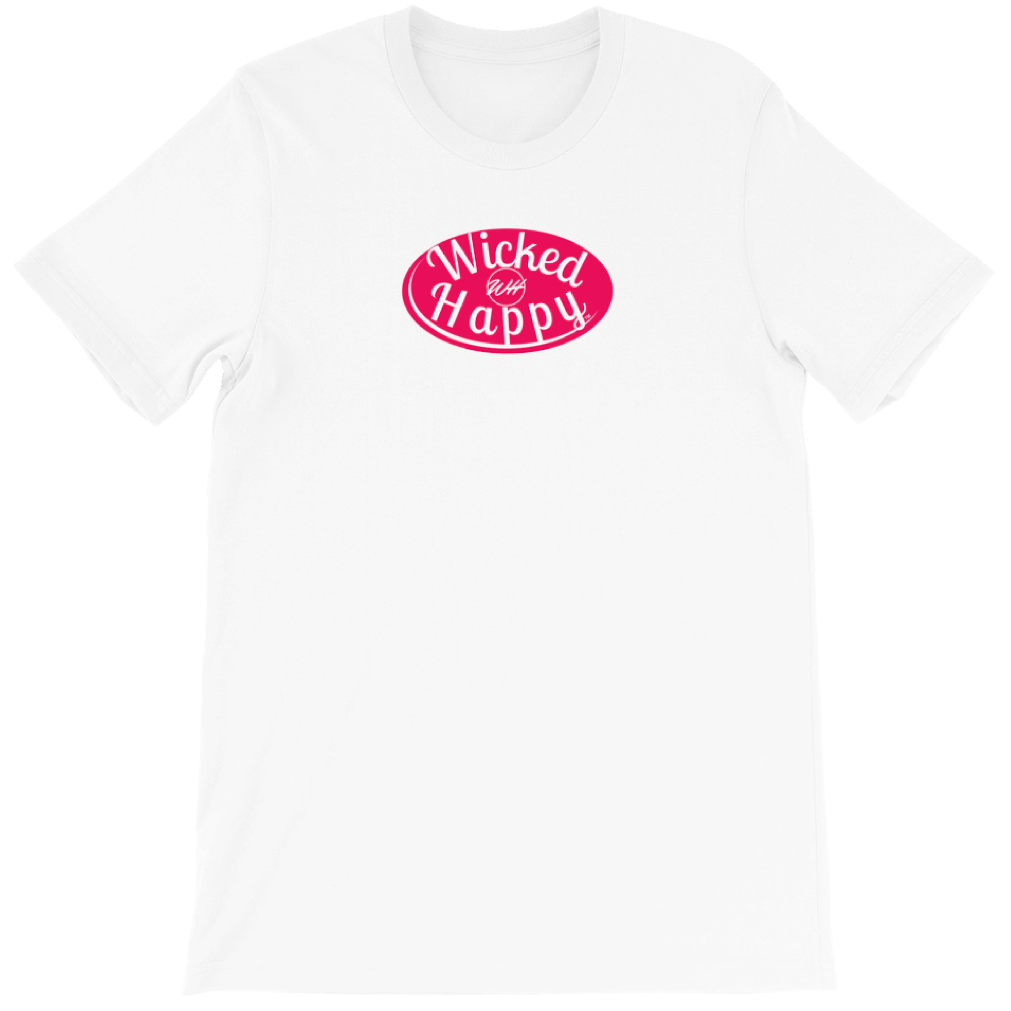 Signature Unisex White TriBlend-Red Logo