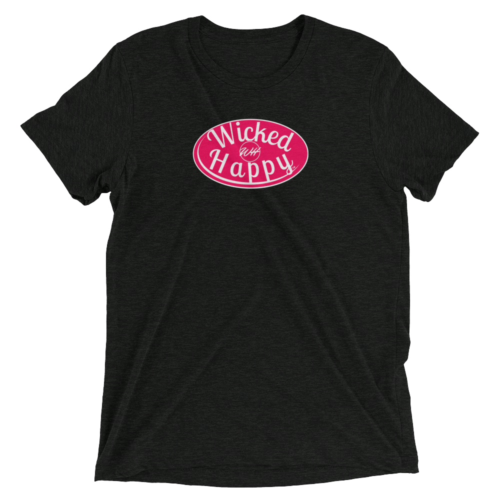 Signature Unisex Charcoal Black TriBlend-Red Logo