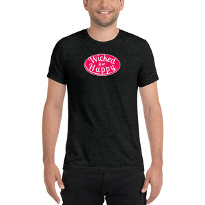 Signature Unisex Charcoal Black TriBlend-Red Logo