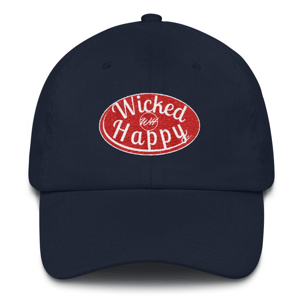 Signature Logo Cap - Navy/Red Logo