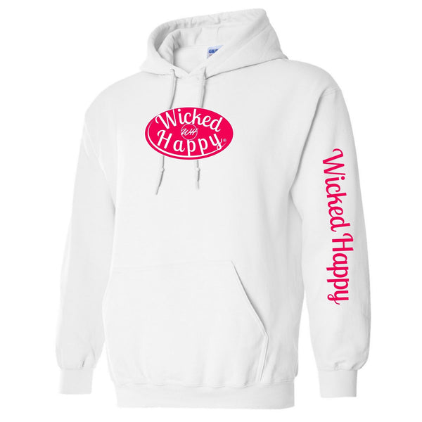 Unisex Signature Sweatshirt - White - Red Logo