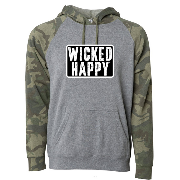 Wicked Happy - West Coast - Nickel Heather/ Forest Camo