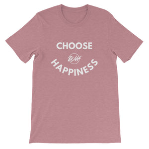 Choose Happiness-Sleeve Unisex T-Shirt