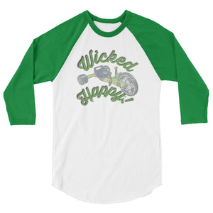 Wicked Happy Roadster - 3/4 sleeve raglan shirt