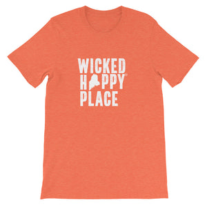 Maine-Wicked Happy Place Unisex T-Shirt