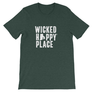 Rhode Island-Wicked Happy Place Unisex T-Shirt