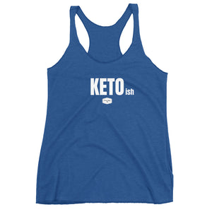 KETOish - Women's Triblend Racerback Tank