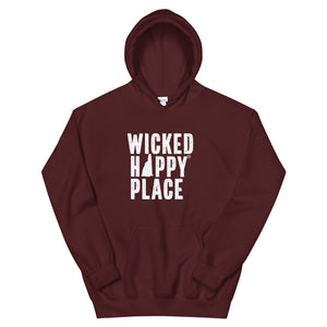 New Hampshire-Wicked Happy Place Unisex Hooded Sweatshirt