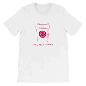 Wicked Happy with my Coffee - Unisex Short Sleeve