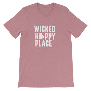 Rhode Island-Wicked Happy Place Unisex T-Shirt