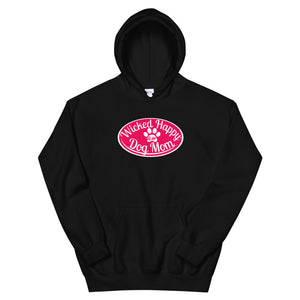 Wicked Happy Dog Mom - Hoodie - Red Logo