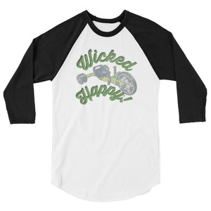 Wicked Happy Roadster - 3/4 sleeve raglan shirt