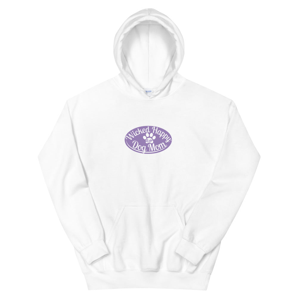 Wicked Happy Dog Mom - Hoodie - Lavender Logo