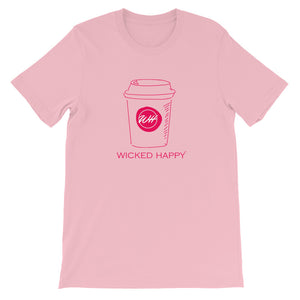 Wicked Happy with my Coffee - Unisex Short Sleeve