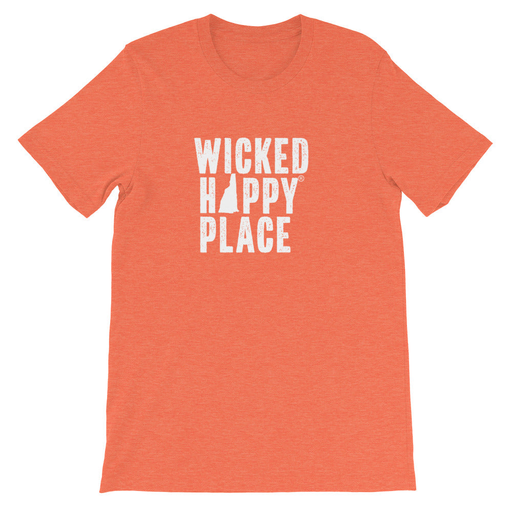 New Hampshire-Wicked Happy Place Unisex T-Shirt