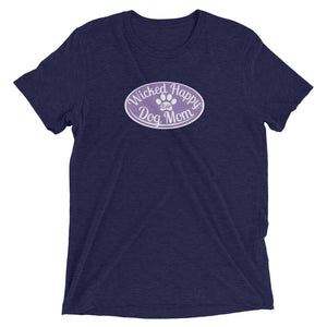 Wicked Happy Dog Mom - Triblend - Lavender Logo