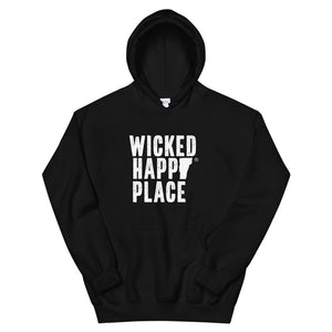 Vermont-Wicked Happy Place Unisex Hooded Sweatshirt