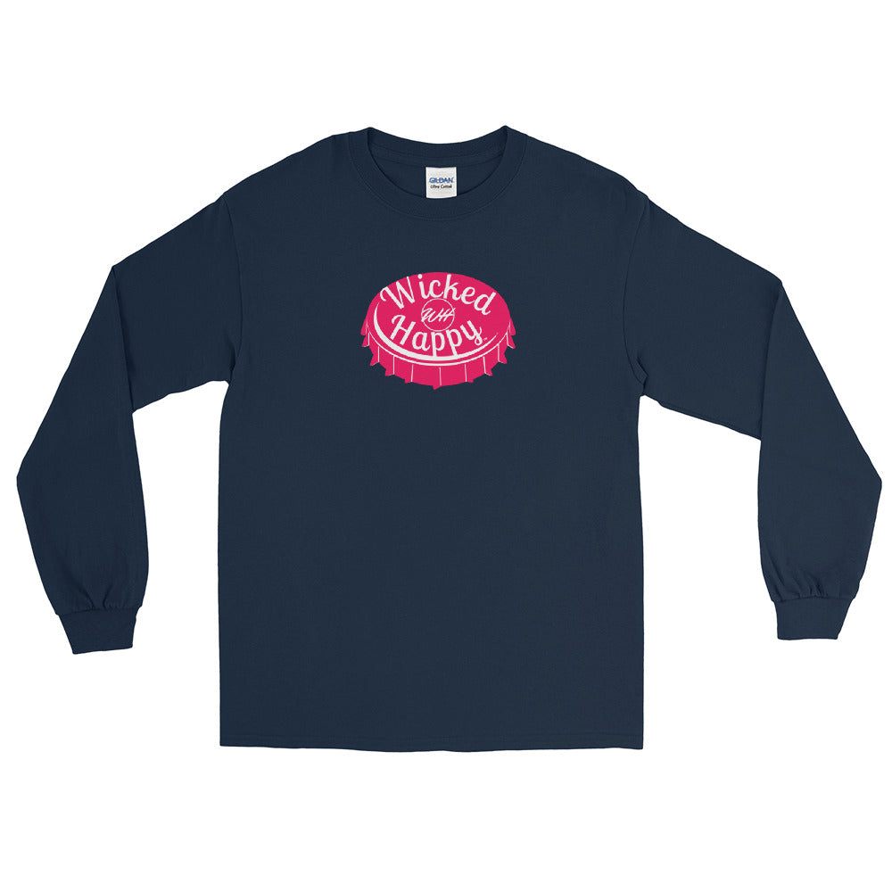 Wicked Happy Bottle Cap - Ultra Cotton Long Sleeve T-Shirt