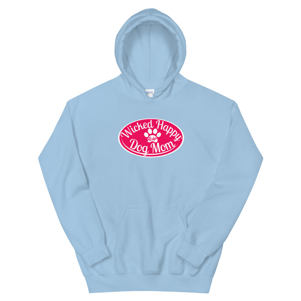 Wicked Happy Dog Mom - Hoodie - Red Logo