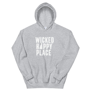 New Hampshire-Wicked Happy Place Unisex Hooded Sweatshirt