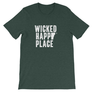 Vermont-Wicked Happy Place Unisex T-Shirt