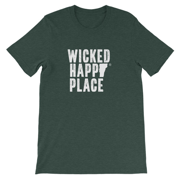 Vermont-Wicked Happy Place Unisex T-Shirt