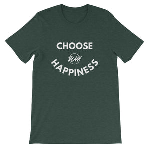 Choose Happiness-Sleeve Unisex T-Shirt