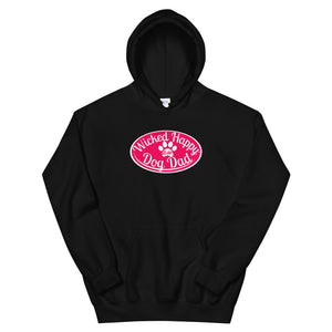 Wicked Happy Dog Dad - Hoodie - Red Logo