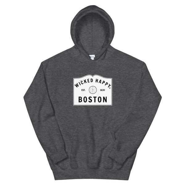 Wicked Happy Welcome to Boston - Unisex Hoodie