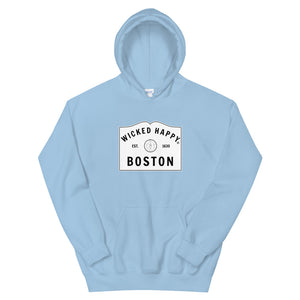 Wicked Happy Welcome to Boston - Unisex Hoodie