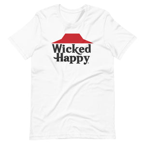 Wicked Happy the Hut Unisex t-shirt